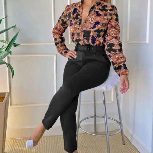 Elegant Office Wear Two Piece Sets